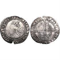 England & Ireland. Elizabeth I AR Sixpence.