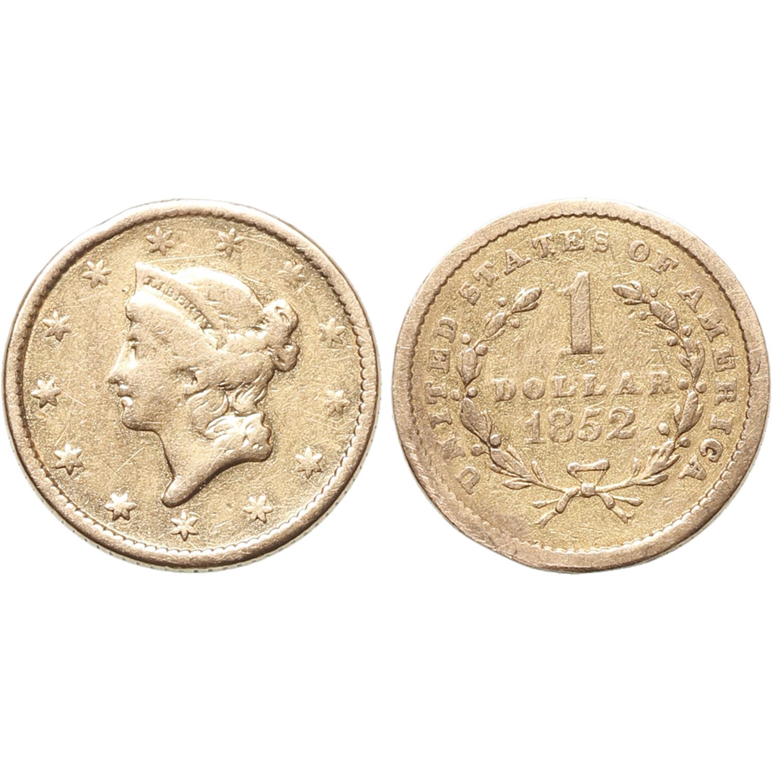 United States of America AV 1 'Liberty Head' Dollar.