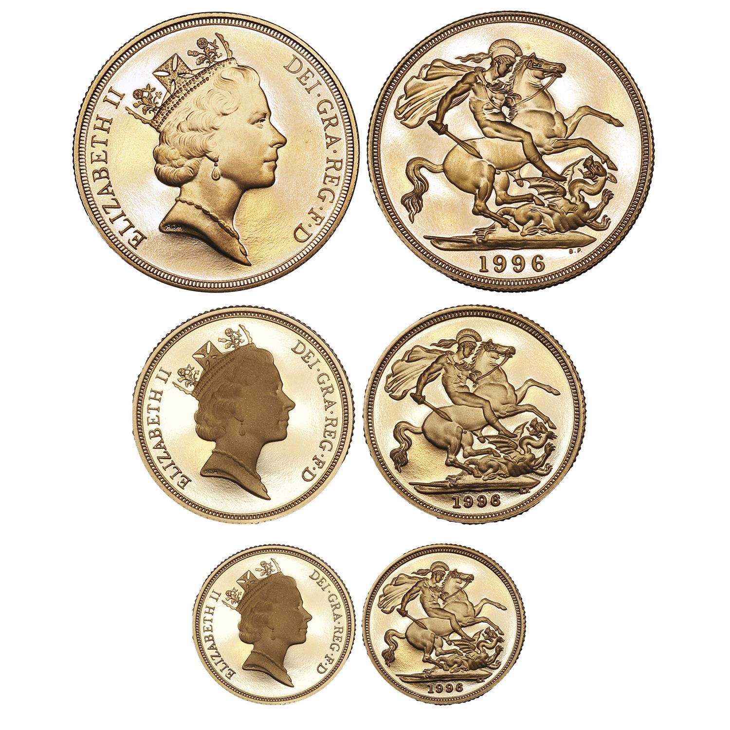 United Kingdom. Elizabeth II AV Proof Sovereign set.