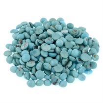 Assorted turquoise cabochons, 73.06ct