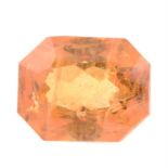 Octagonal-shape sapphire, 1.94ct