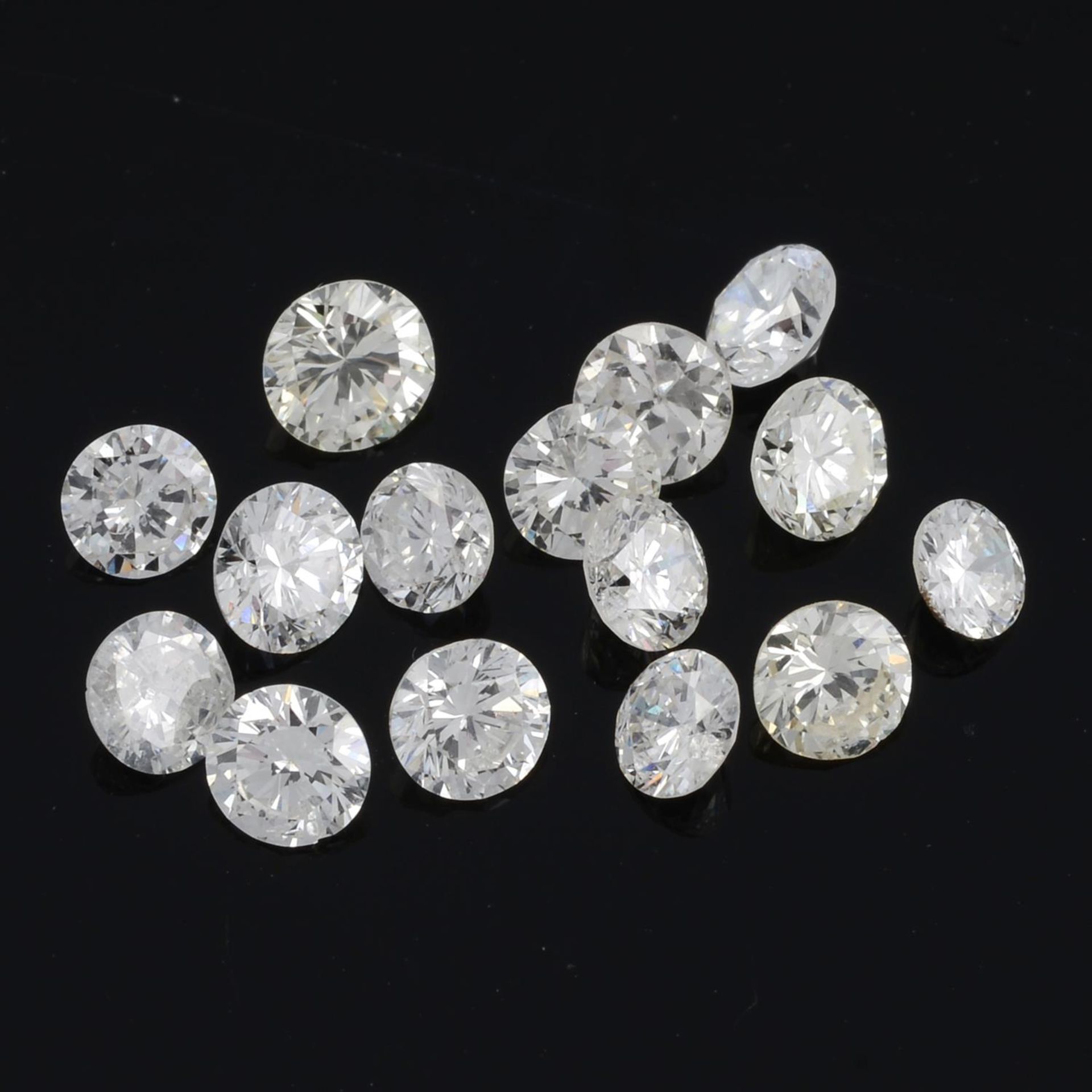 Assorted brilliant-cut diamonds, 1.91ct
