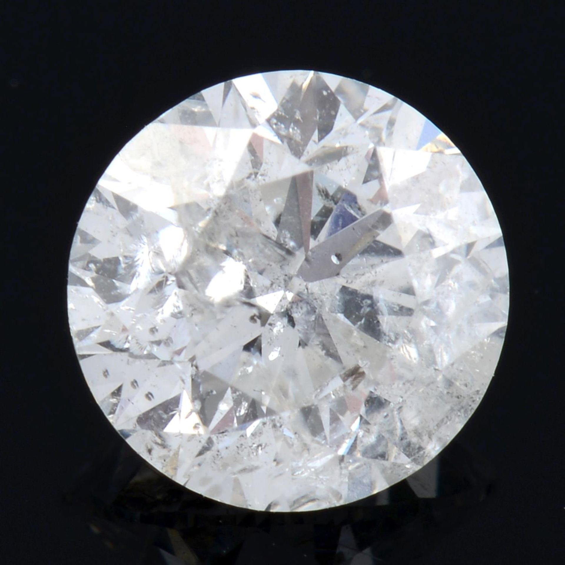 Brilliant-cut diamond, 0.76ct