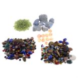 Assorted gemstones and rough, 1.83kg