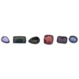 Assorted vari-shape gemstones, 7.66ct