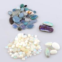 Vari-shape opals, 55.57ct