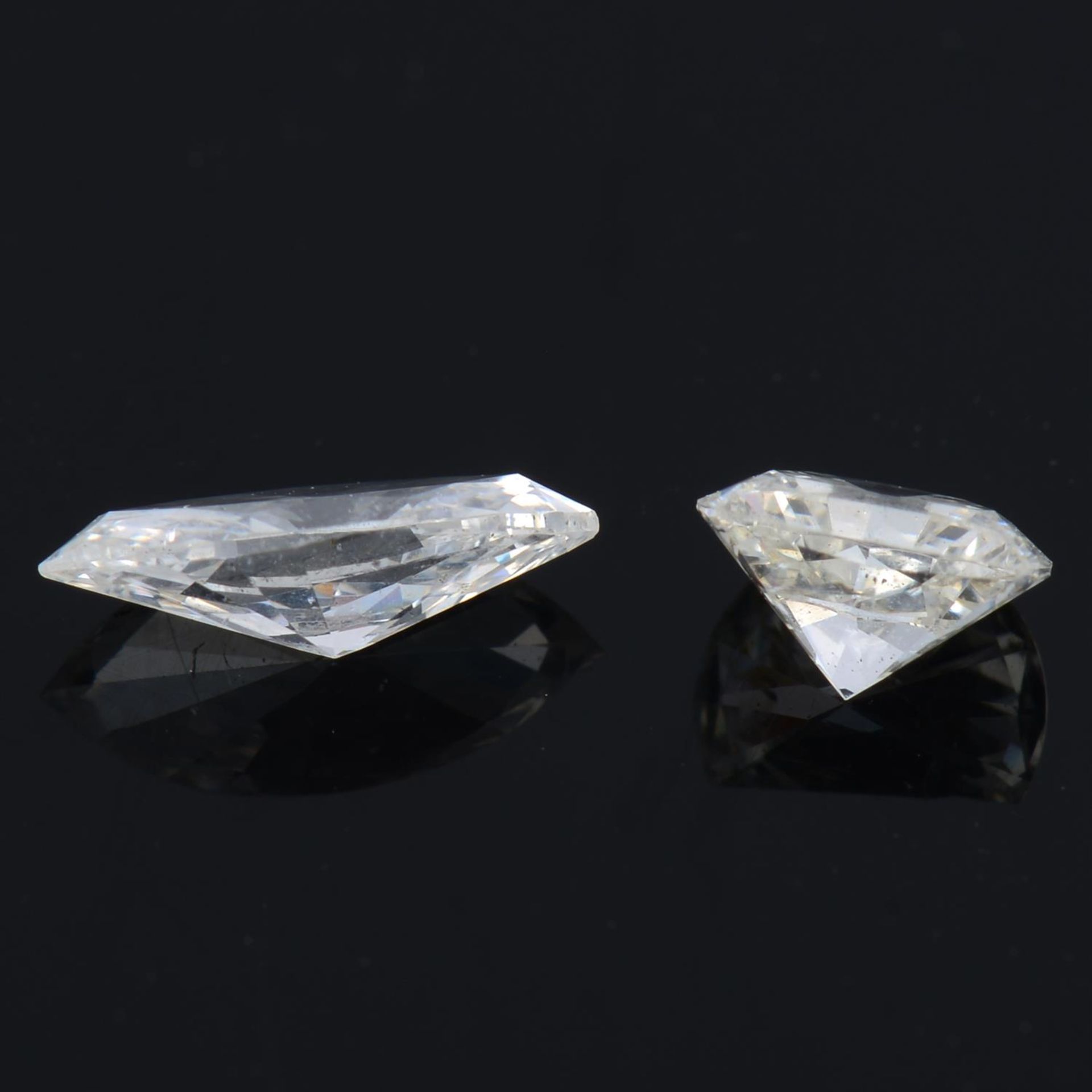 Two fancy-shape diamonds, 0.48ct - Image 2 of 2
