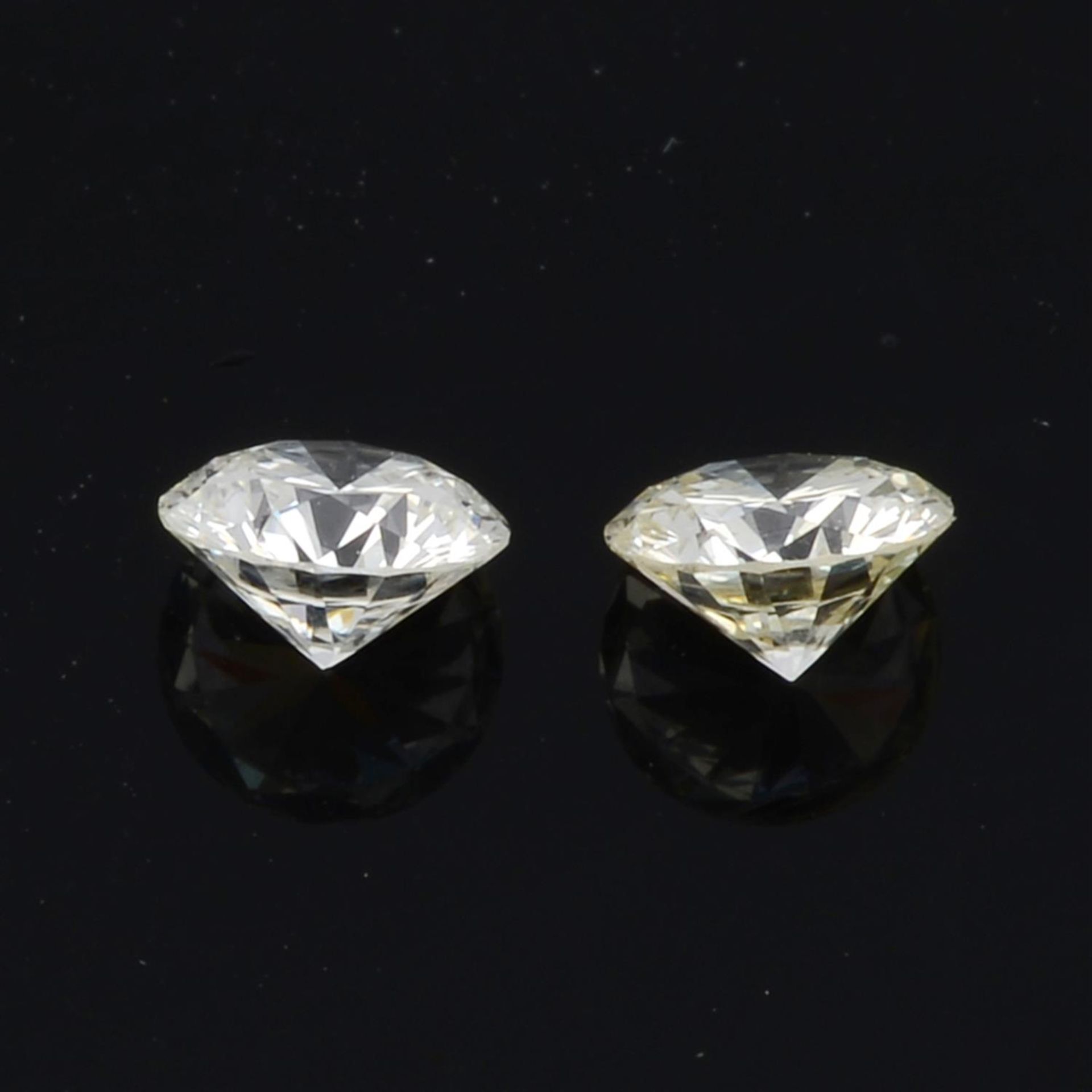 Two brilliant-cut diamonds, 0.50ct - Image 2 of 2