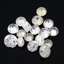 Assorted vari-shape diamonds, 2.65ct
