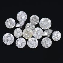 Brilliant-cut diamonds, 1.73ct