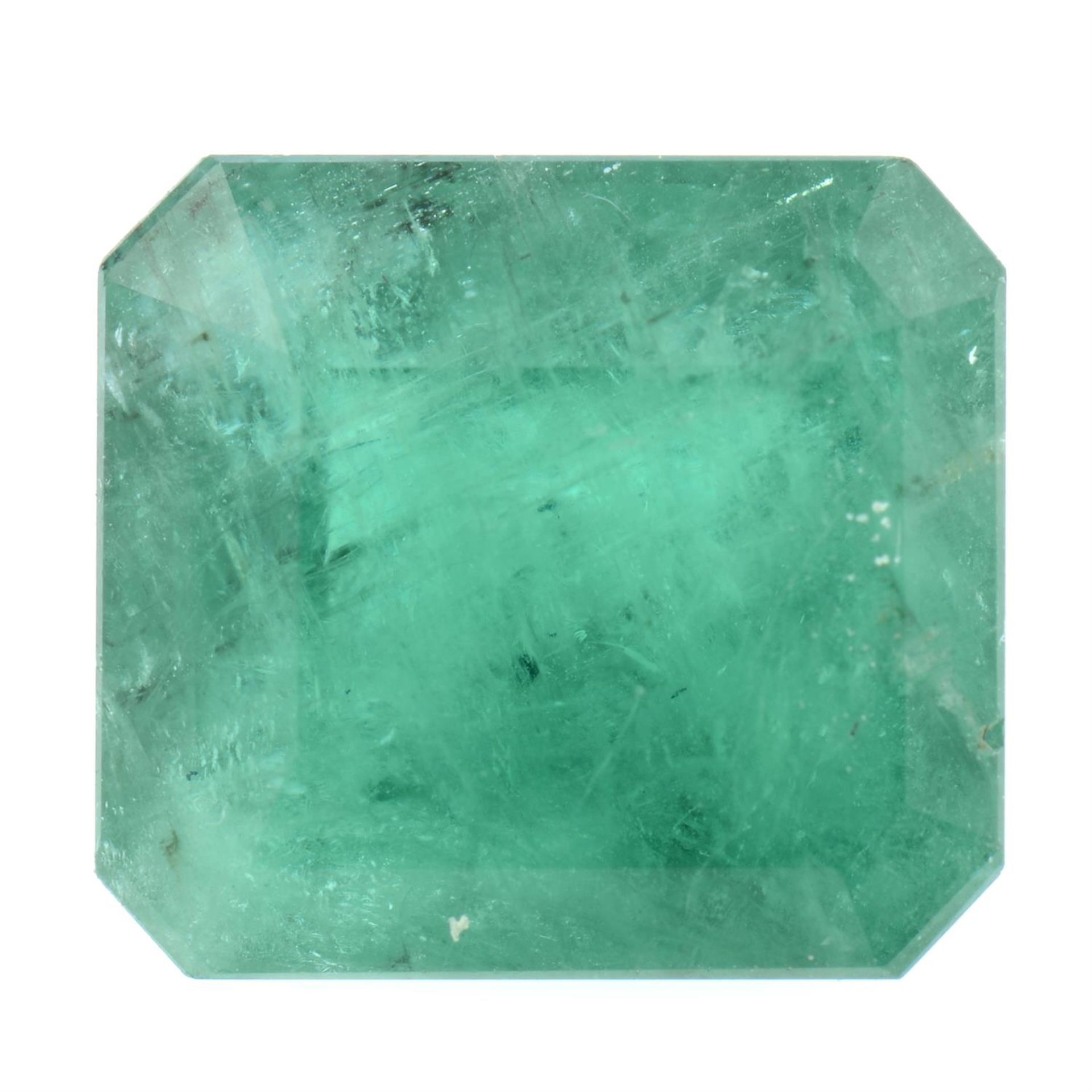Rectangular-shape emerald, 4.57ct