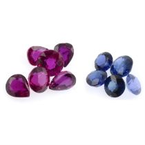 Assorted rubies and sapphires 2.41ct