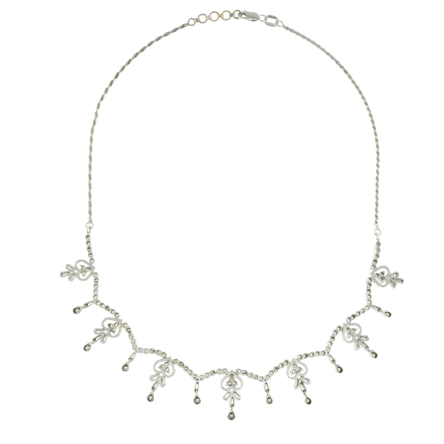 Diamond necklace - Image 3 of 5