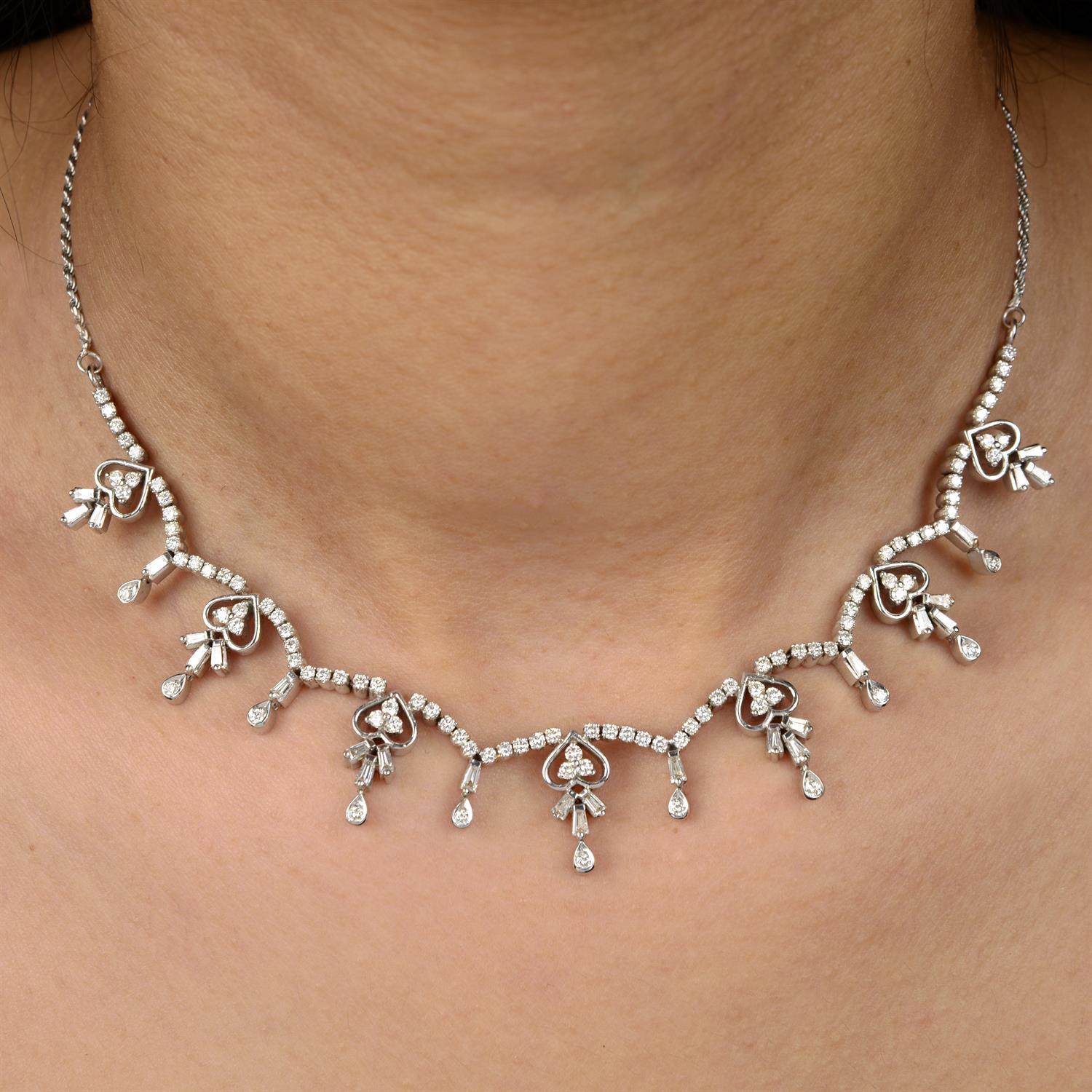 Diamond necklace - Image 4 of 5