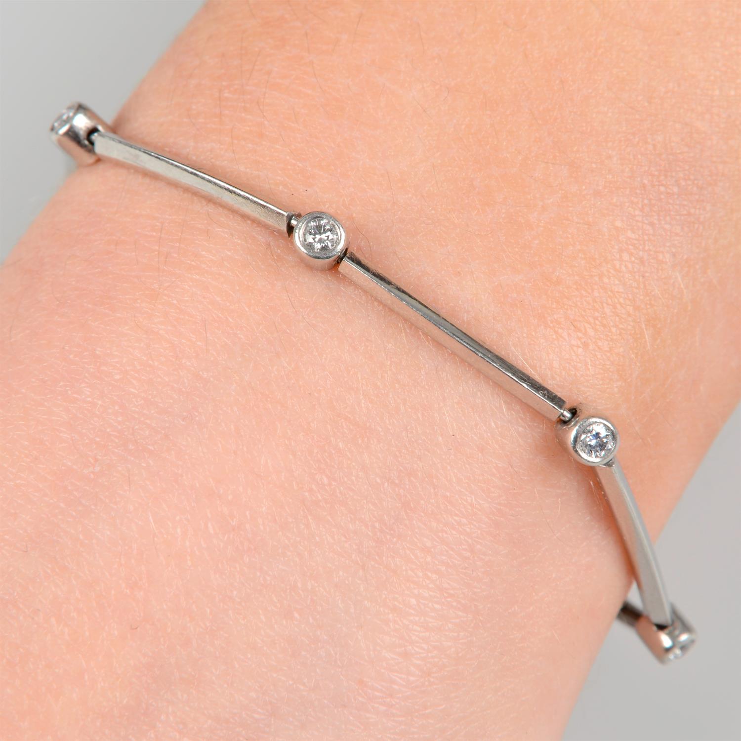 Diamond bracelet, by Tiffany & Co. - Image 4 of 4