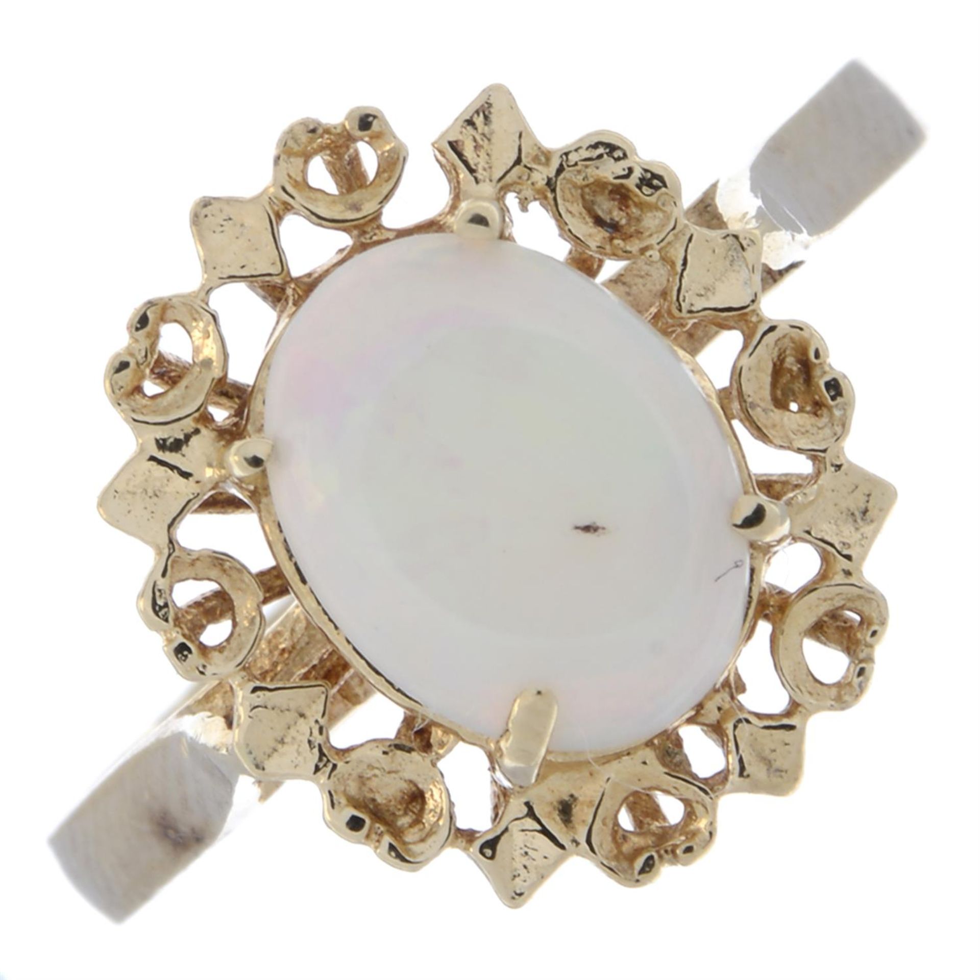 Opal dress ring