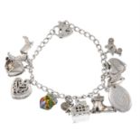 Charm bracelet, with charms