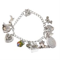 Charm bracelet, with charms