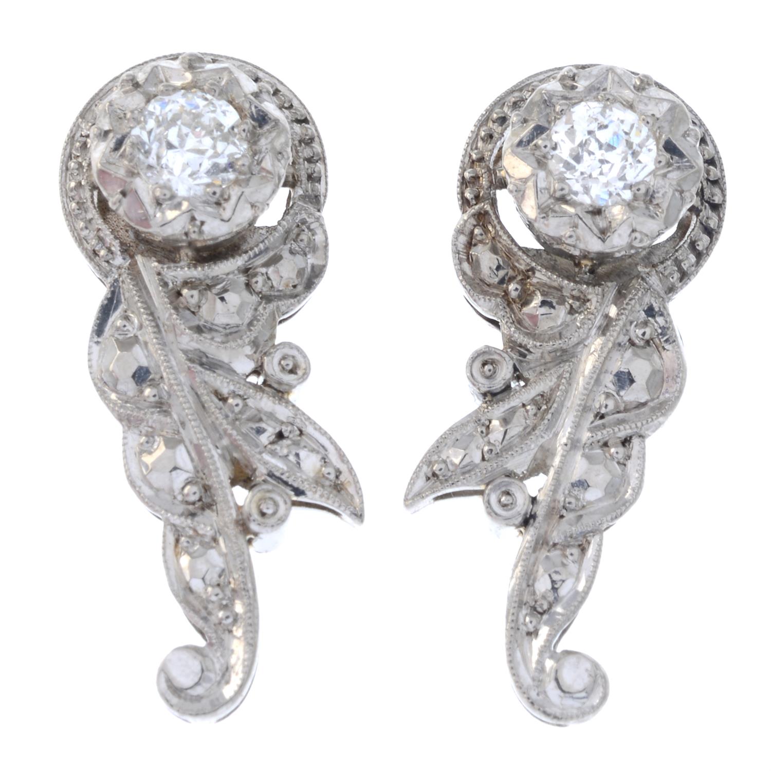 Diamond earrings