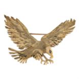 Eagle brooch, with sapphire eye