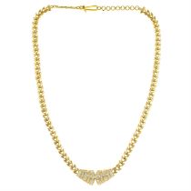 18ct gold diamond necklace