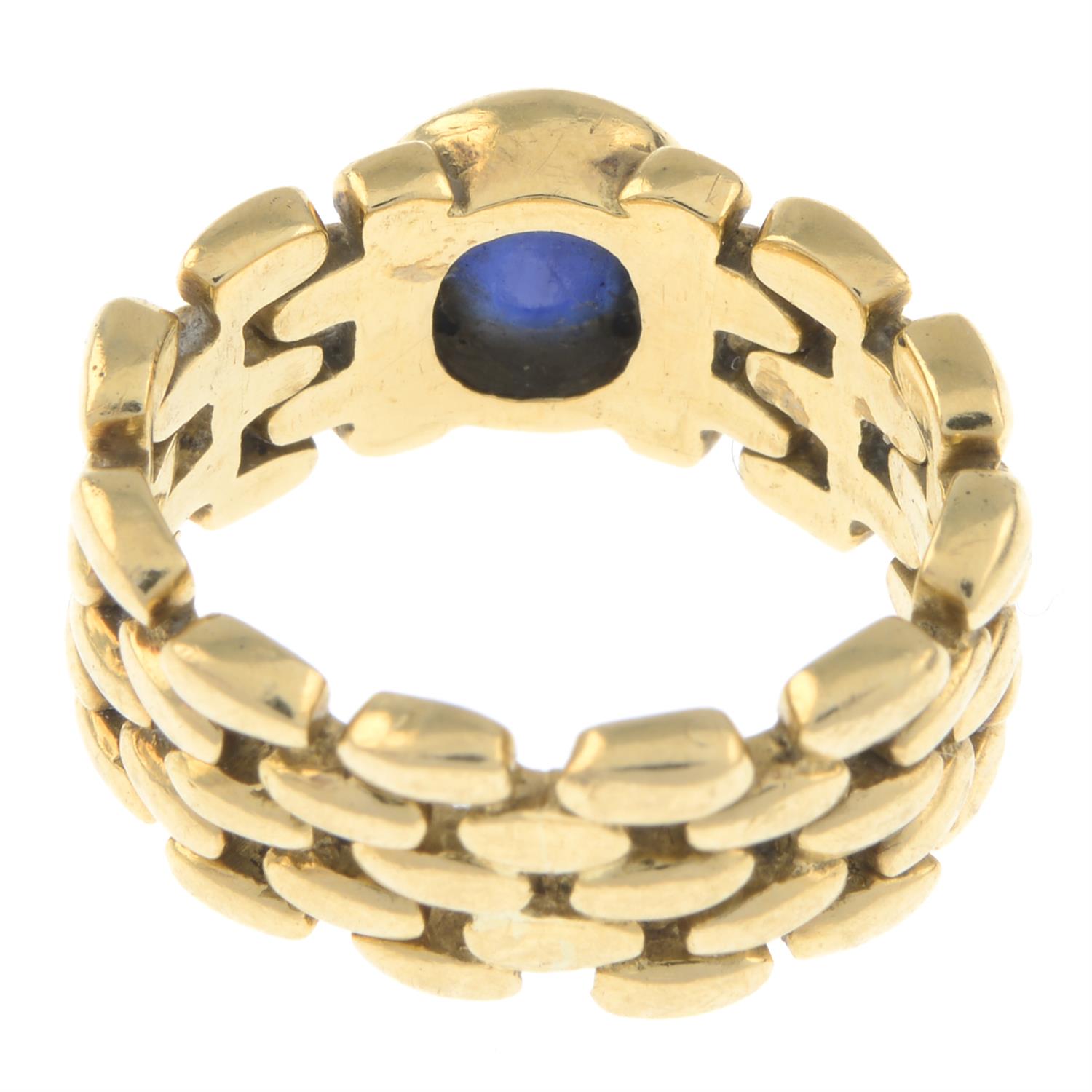 Sapphire articulated ring - Image 3 of 3