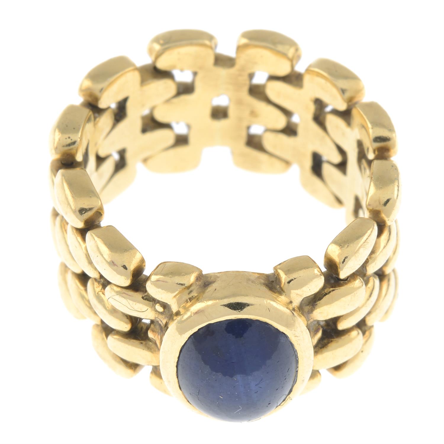 Sapphire articulated ring - Image 2 of 3