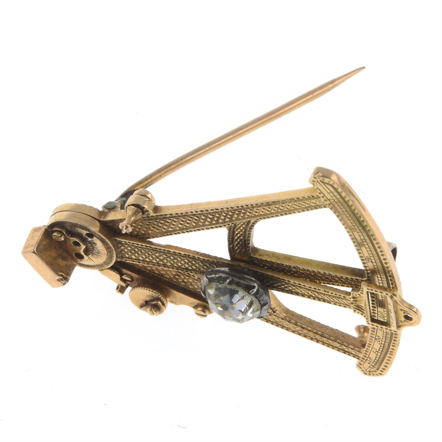 Victorian Octant paste brooch - Image 2 of 2
