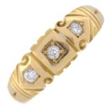 Victorian 18ct gold diamond dress ring