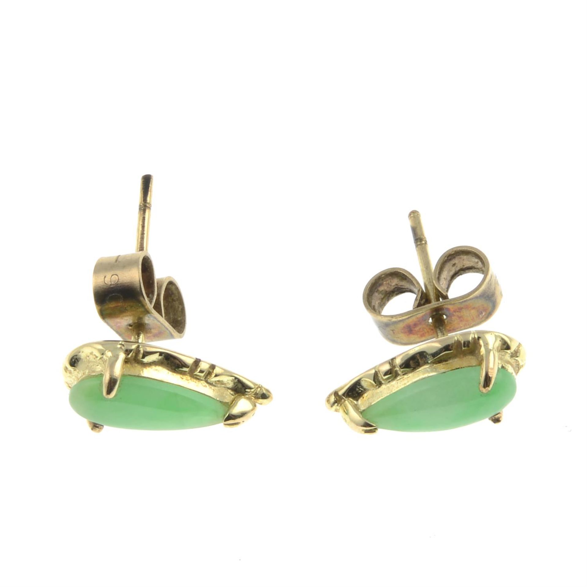 Jade earrings - Image 2 of 2