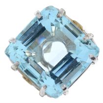 Aquamarine ring