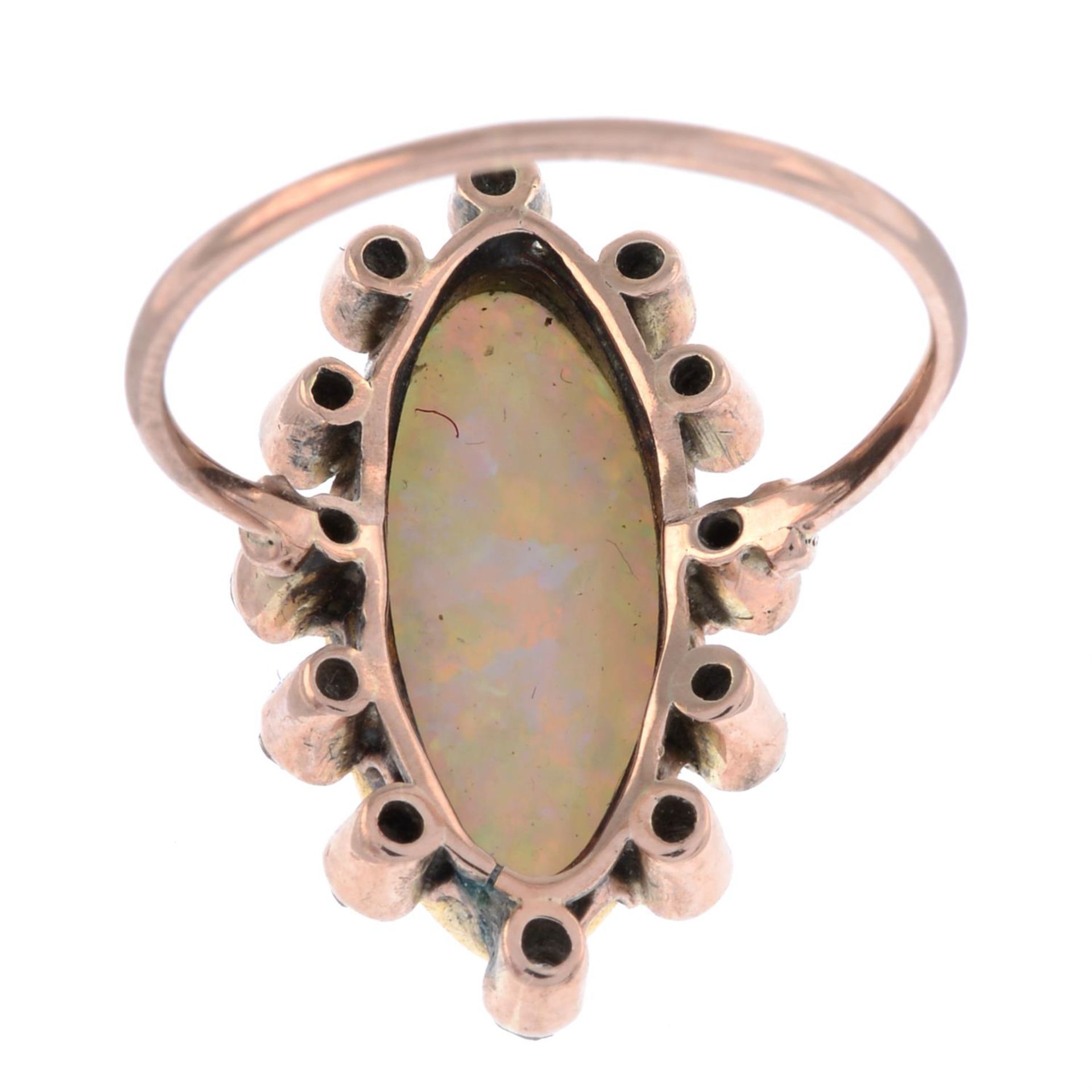 Opal & diamond ring - Image 2 of 2