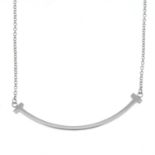 18ct gold 'T Smile' necklace, Tiffany & Co.