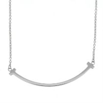 18ct gold 'T Smile' necklace, Tiffany & Co.