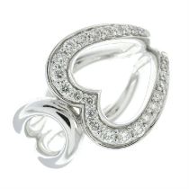 Diamond openwork dress ring