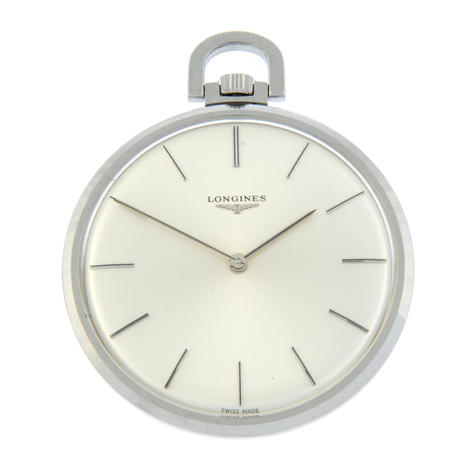 A pocket watch by Longines, 41mm.