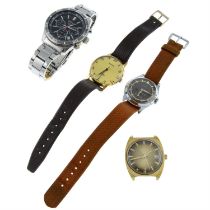 A group of four watches.