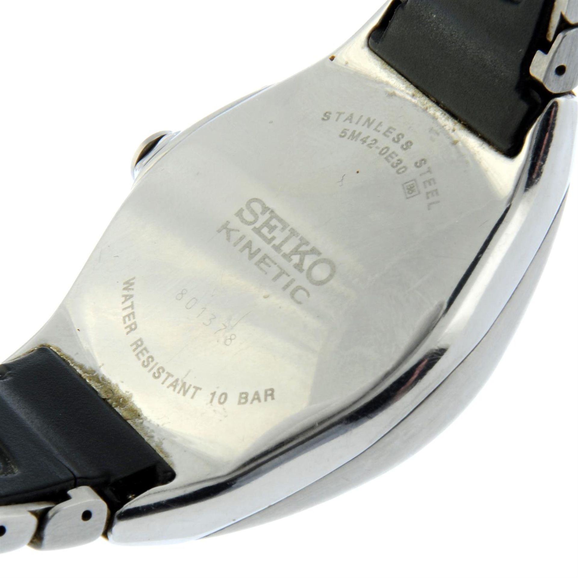 Seiko - a Kinetic watch, 37mm. - Image 4 of 4
