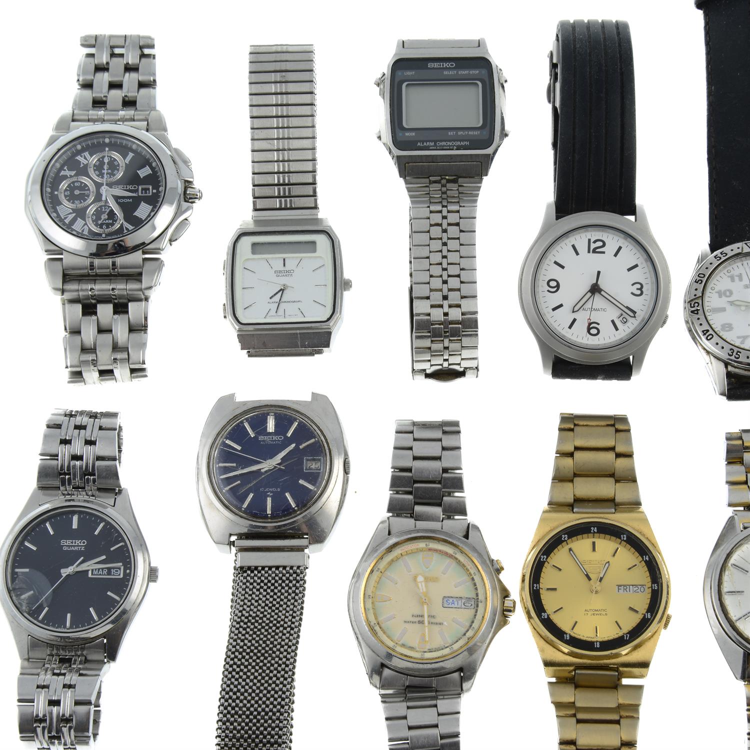 A group of twenty Seiko watches. - Image 2 of 5