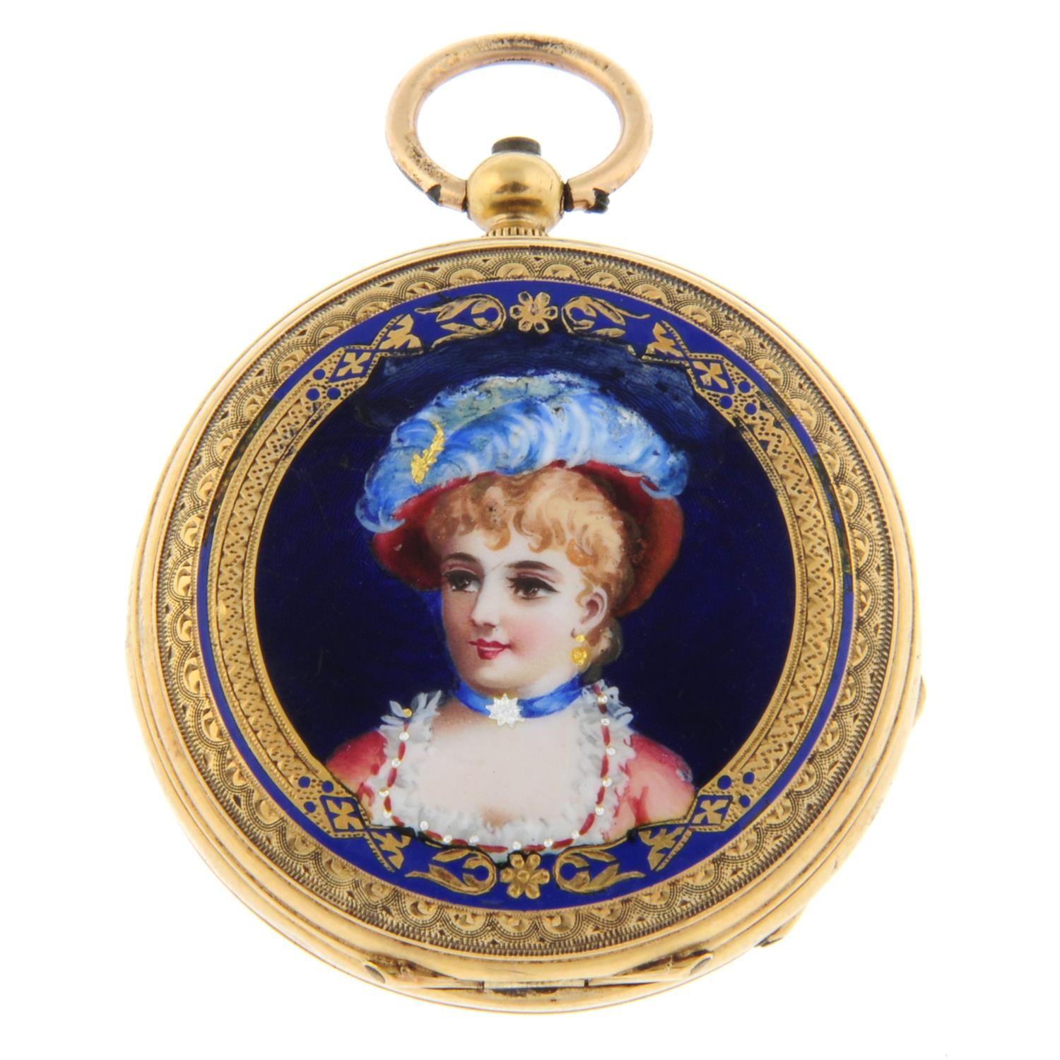 A pocket watch, 37mm . - Image 2 of 3
