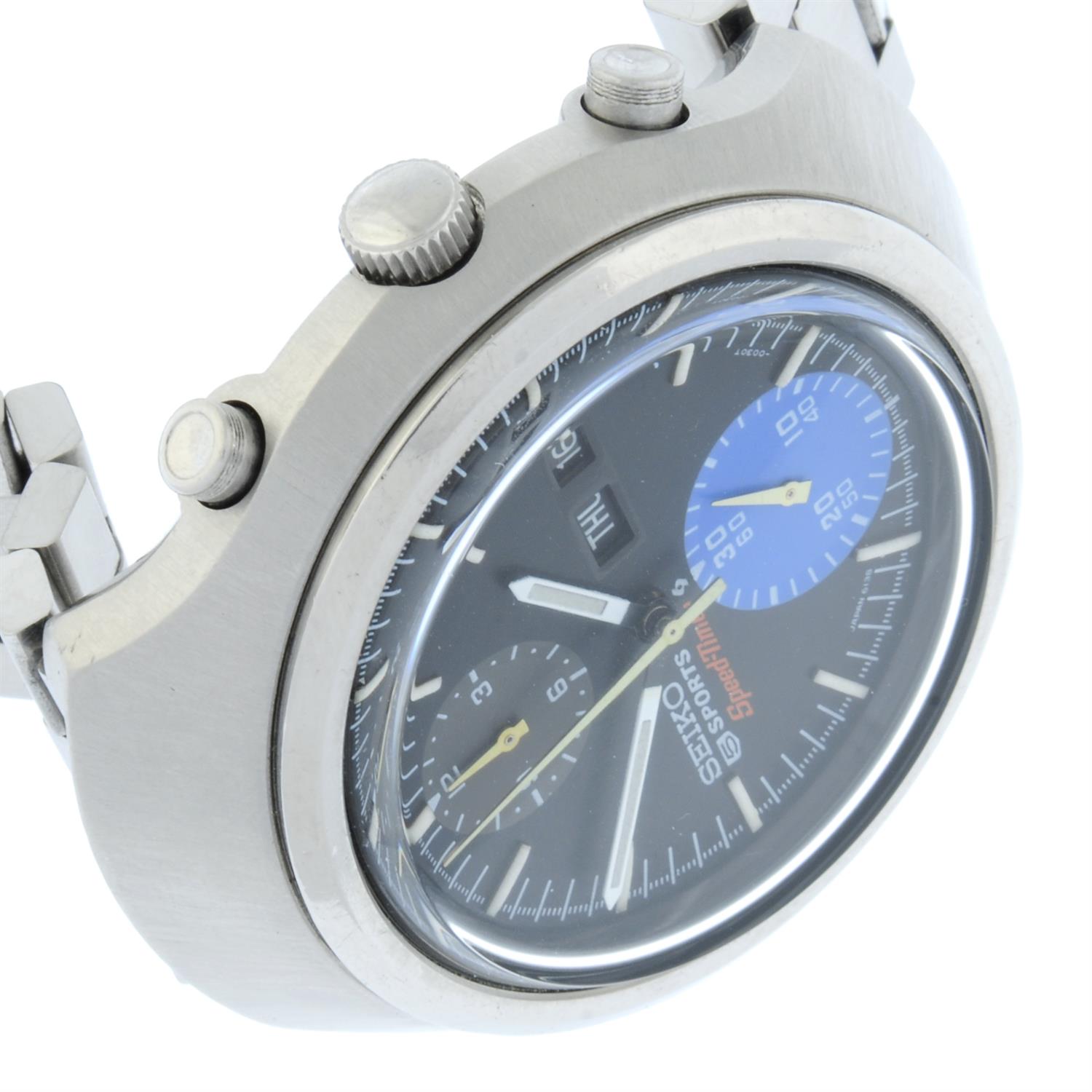 Seiko - a Speed-Timer chronograph watch, 42mm. - Image 3 of 4