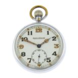 A military issue pocket watch by Jaeger LeCoultre, 51mm.