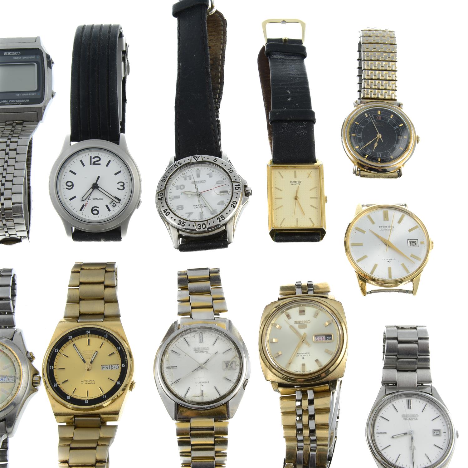 A group of twenty Seiko watches. - Image 3 of 5
