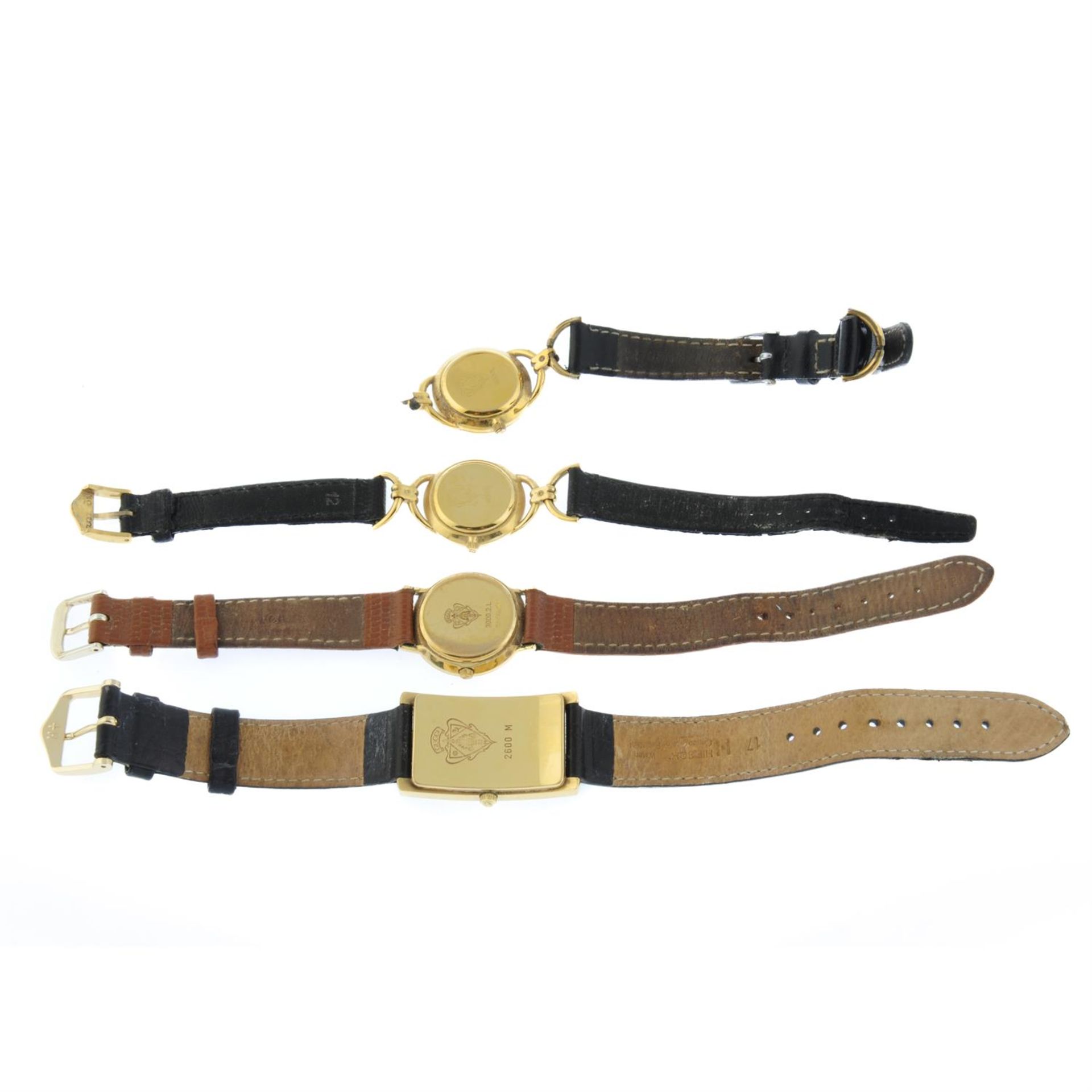 A group of four Gucci watches. - Image 2 of 2