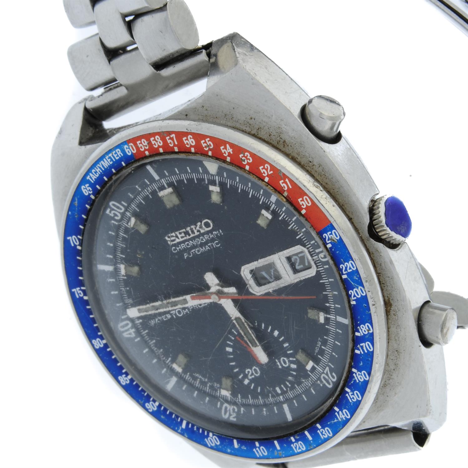 Seiko - a 'Pogue' chronograph watch, 41mm. - Image 3 of 4