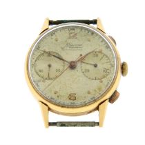 Minerva - a chronograph watch, 33.5mm.