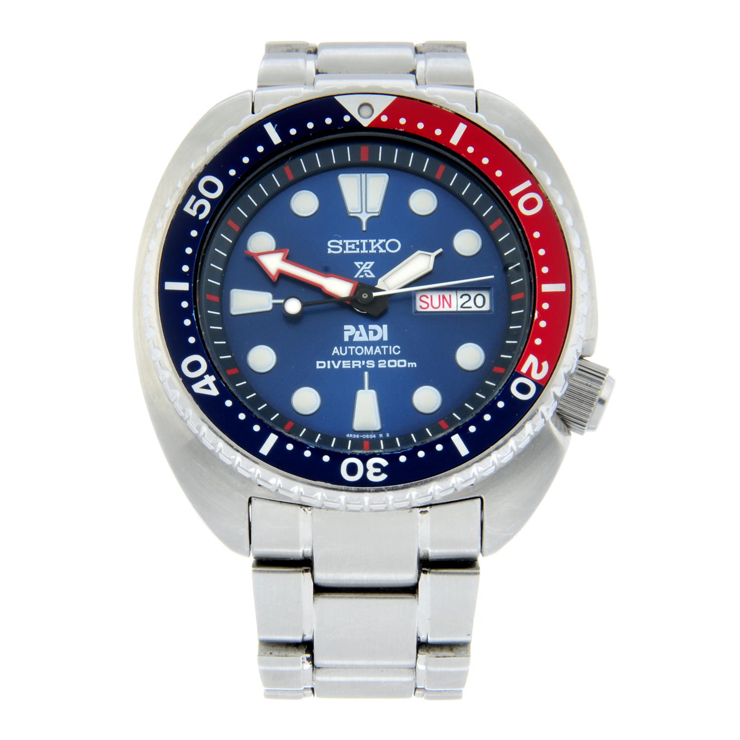 Seiko - a Prospex PADI watch, 45mm.