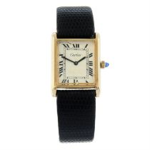 Cartier - a Tank watch, 23mm.