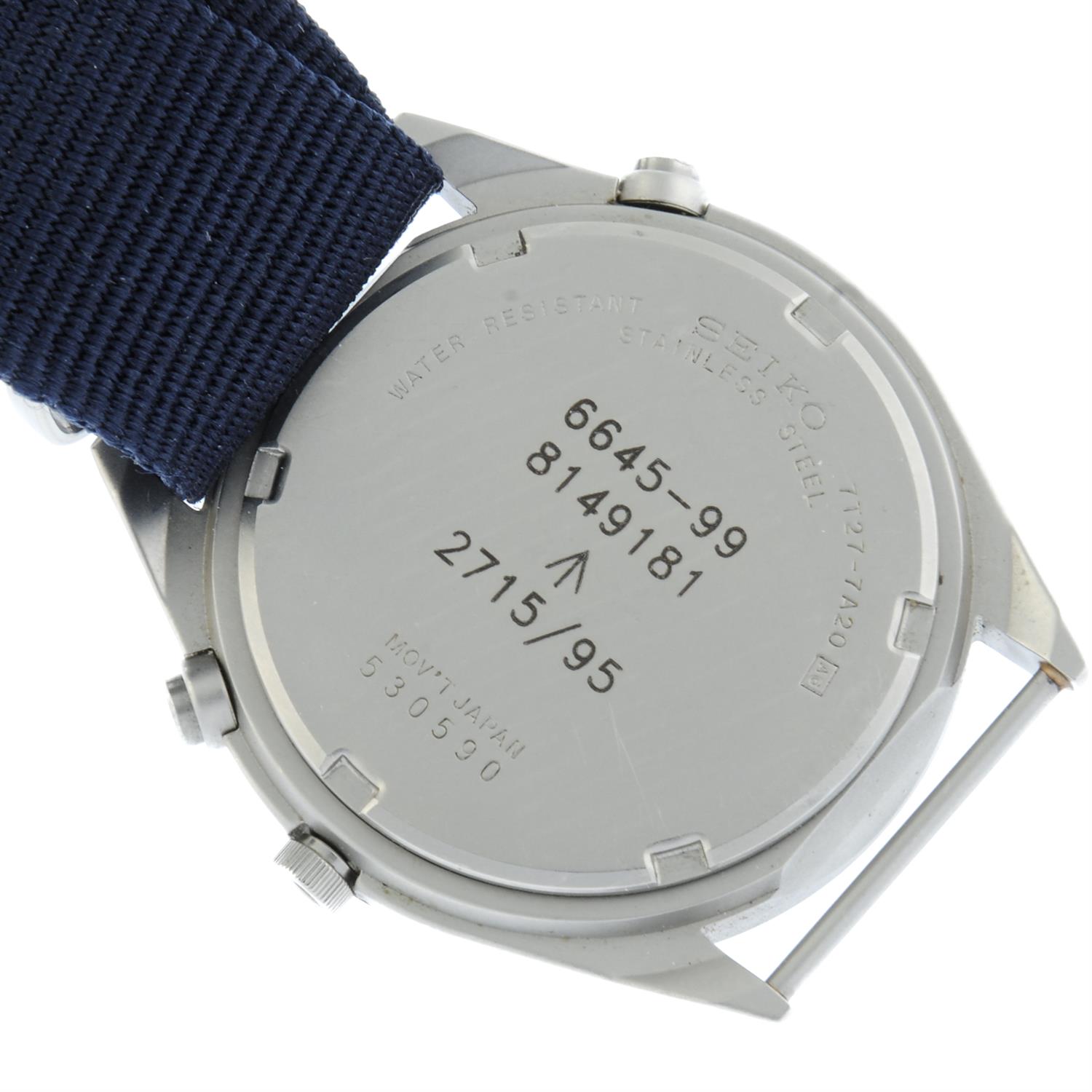 Seiko - a RAF Issue chronograph watch, 38mm. - Image 4 of 4