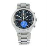 Seiko - a Speed-Timer chronograph watch, 42mm.